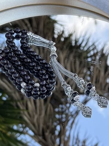 سبحة أحجار عقيق برازيلي