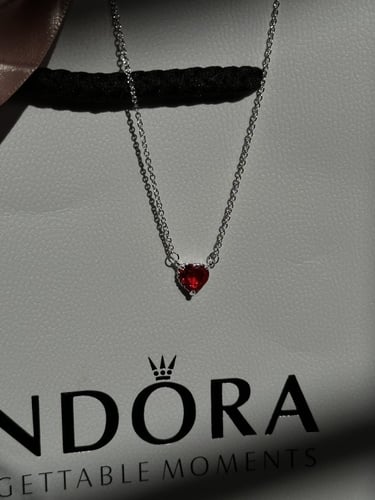 سلسال باندورا PANDORA قلب أحمر