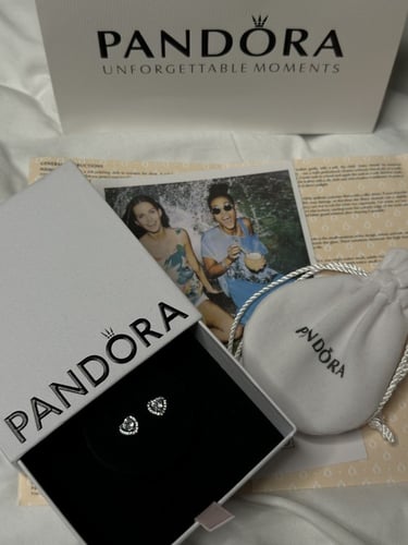 حلق باندورا PANDORA فضي