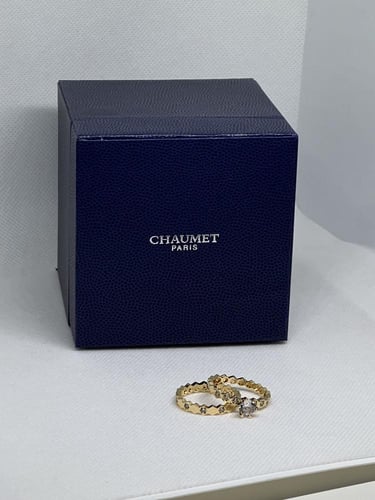 دبلة شوميه ذهبي -فضي تونز