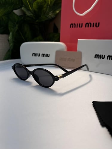 نظارة -شمسيه أطار أسود - عدسة أسود