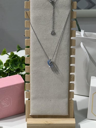 سلسال سوارفيسكي فضي - أزرق