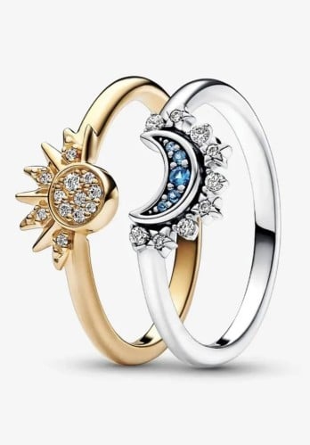 خاتم باندورا PANDORA الشمس والقمر
