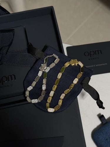 مجموعة أساور داينتي apm ( فضي -ذهبي - اخضر -روز قو...