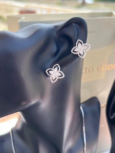 طقم roberto coin فضي