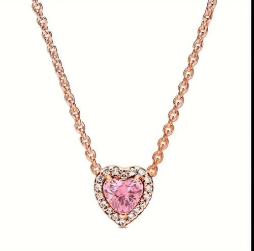 سلسال باندورا PANDORA قولد روز كرستالة وردي