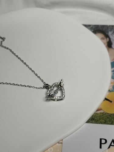 سلسال باندورا PANDORA قلب فضي