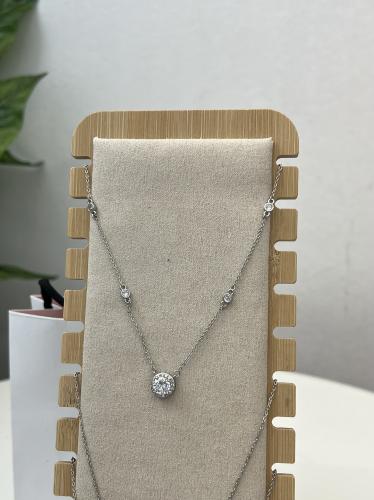 سلسال باندورا PANDORA فضي مع كرستال