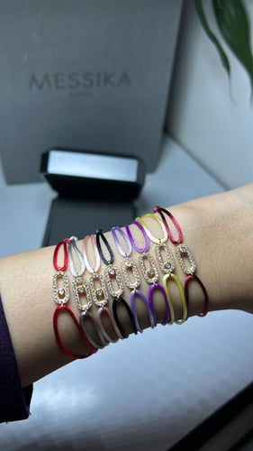 أسوارة MESSIKA خيط ملون