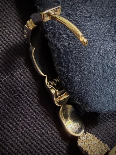 حلق داينتي من apm ( ذهبي - فضي )