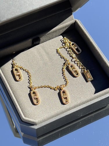 سلسال MESSIKA معدن ذهبي