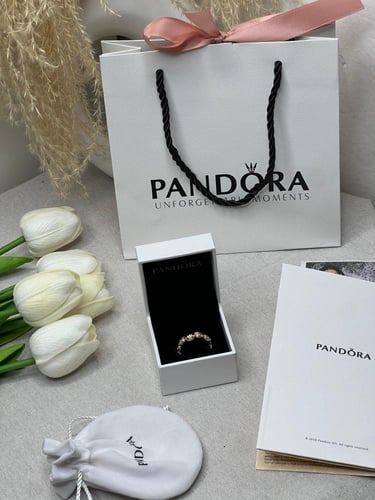 خاتم باندورا PANDORA ذهبي