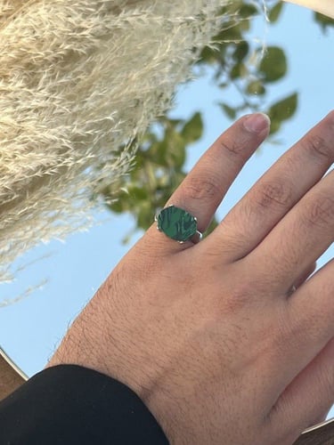 خاتم ملكي فضه عيار 925