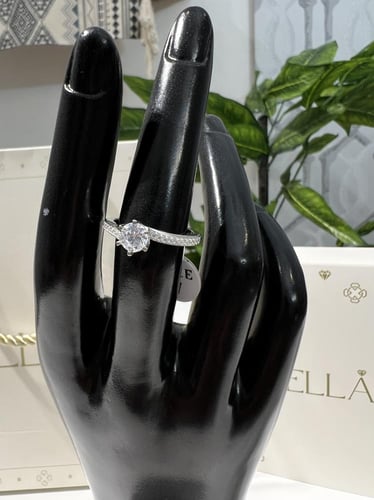 خاتم فضة عيار 925 لون