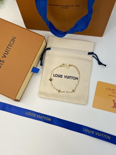 إسوارة LOUIS VUITTON معدن ذهبي أسود