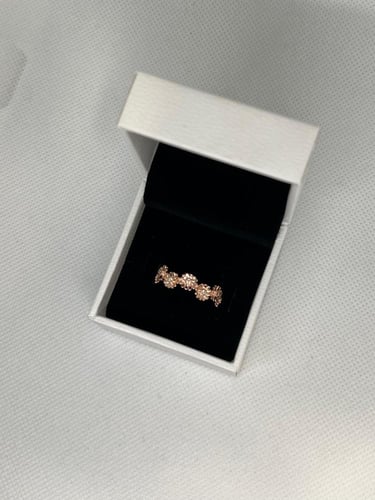 خاتم باندورا PANDORA ذهبي