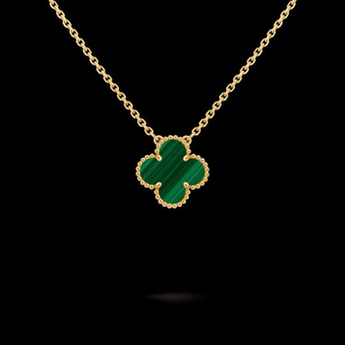 سلسال Van cleef المميز مع حلق