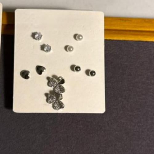 حلق van cleef&A فضي