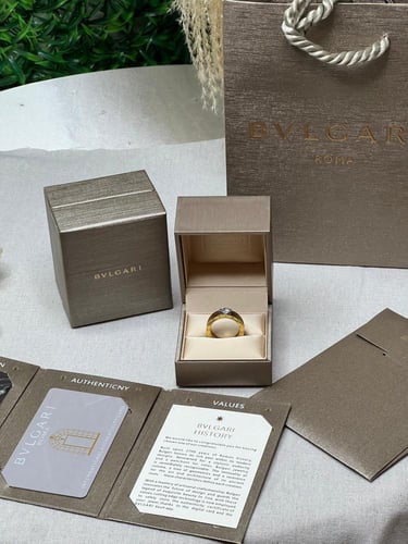 خاتم BVLGARI الماسي
