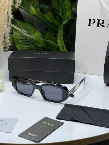 نظارة PRADA المشهورة معدن ذهبي