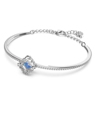 اسوارة سوارفيسكي فضي كرستالة زرقاء