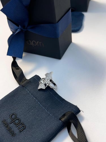 خاتم apm الفضي