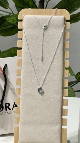 سلسال باندورا PANDORA فضي دائري