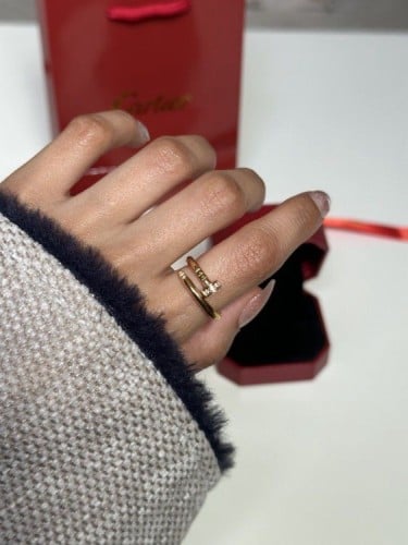 خاتم carter المسمار الماسي_ذهبي