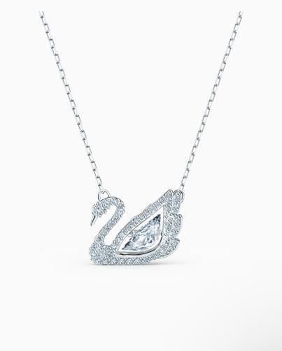 سلسال سوارفيسكي فضي كريستالة