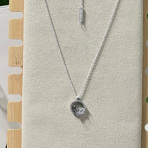 سلسال باندورا PANDORA فضي دائري