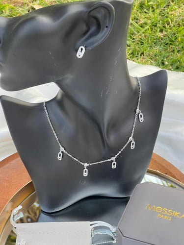 سلسال MESSIKA معدن فضي