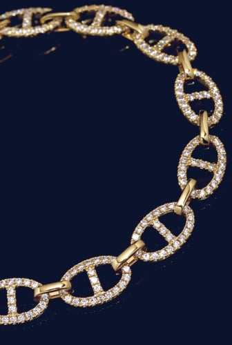 إسوارة مايلي مارين apm ذهبي - فضي