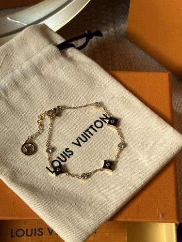 إسوارة LOUIS VUITTON معدن ذهبي أسود