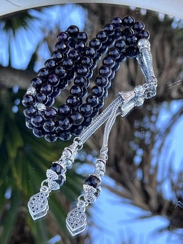 سبحة أحجار عقيق برازيلي