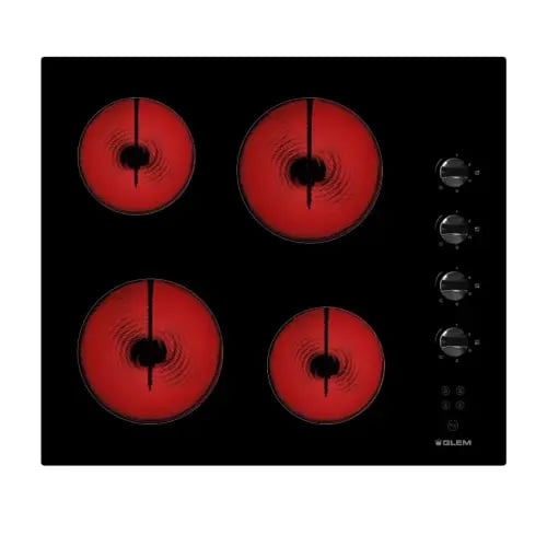 350335 - سطح جليم غاز 60 سم 4 عيون سيراميك GTH64K