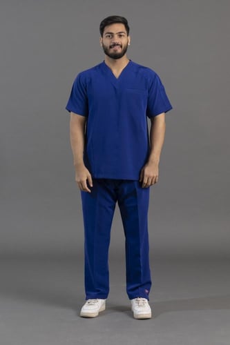 سكرب رجالي ازرق نيلي