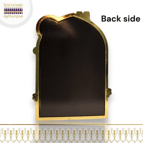 مغناطيس معدني ذهبي - معالم الرياض