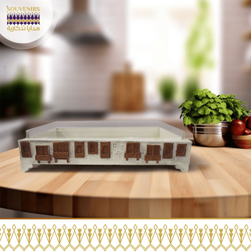 طبق تقديم تصميم الروشن