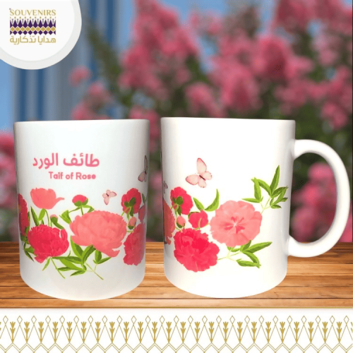 كوب سيراميك - طائف الورد