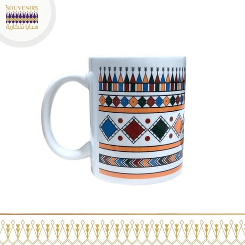 كوب بنقش القط العسيري 3