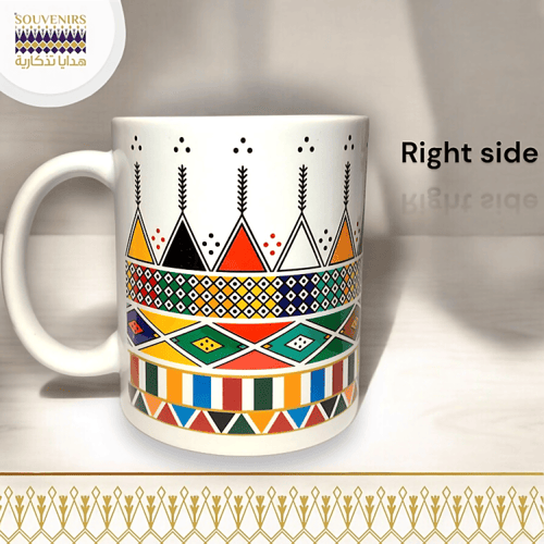 كوب بنقش القط العسيري