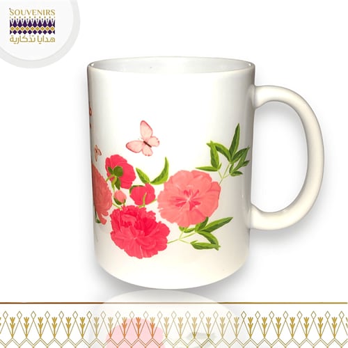 كوب سيراميك - طائف الورد