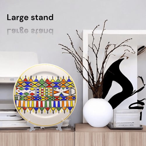 استاند سيراميك بنقش القط العسيري