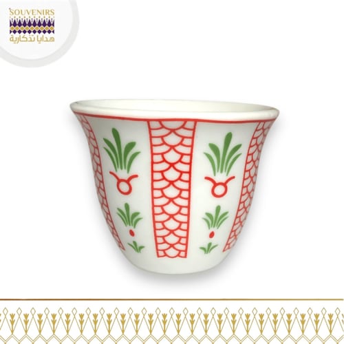 طقم 4 فناجيل قهوة سعودي تراثي