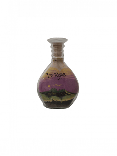 زجاجة رمل ( I LOVE ABHA) 15 سم