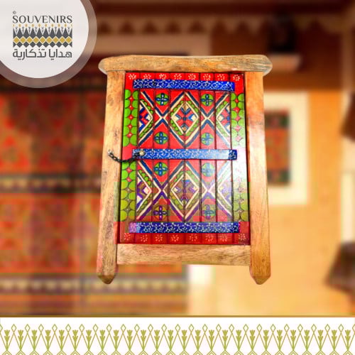 باب خشب ملون 45سم