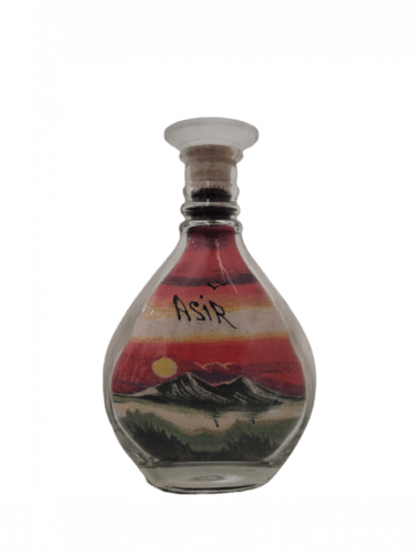 زجاجة رمل عسير 20سم جبل