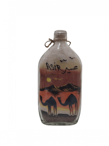 زجاجة رمل 19سم جبل ( عسير )