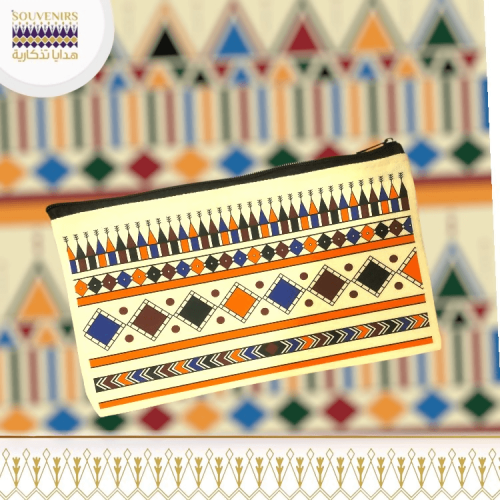 حقيبة أدوات بنقش القط العسيري