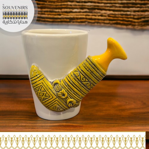 كوب قهوة خنجر 3D كبير